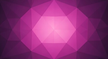 Obraz premium Abstract Pink Geometric Low Poly Background Design for Presentations and Websites