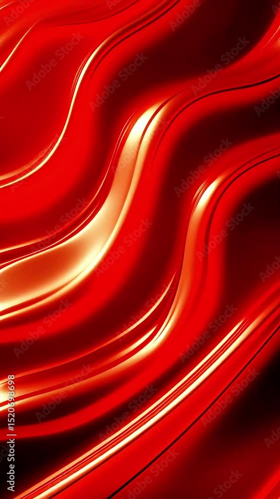 Poster abstract red liquid wave motion graphics