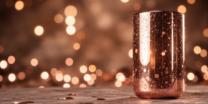 Sparkling Champagne & Festive Rose Gold - A celebratory blend of sparkling champagne gold with rose gold accents, creating