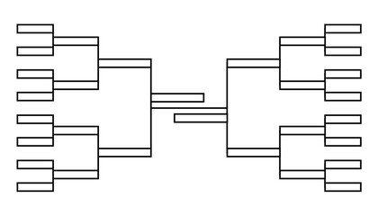Tournament Bracket Vector