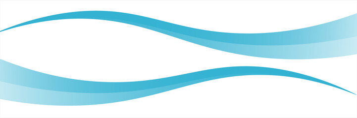 Blue and white business wave banner background. vector