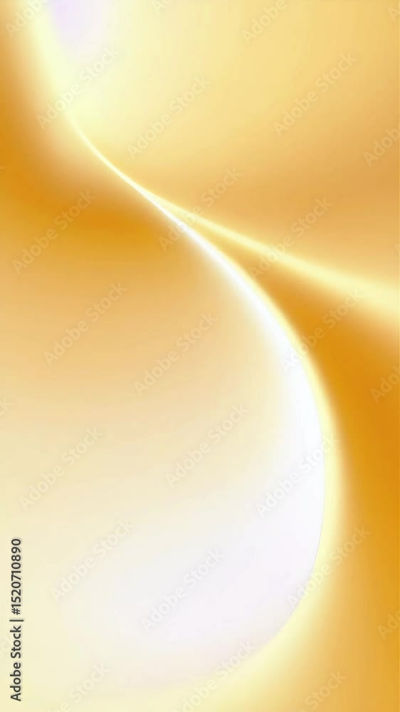 Poster abstract golden swirls: a dynamic light and color animation