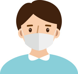 마스크를 한 남자