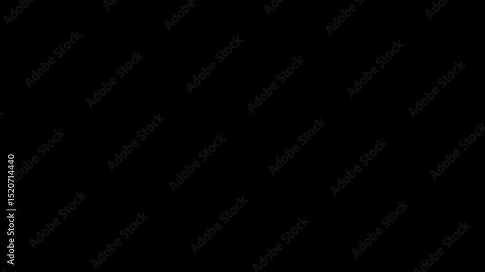 Poster countdown circle animation displaying number one on black background abstract digital design