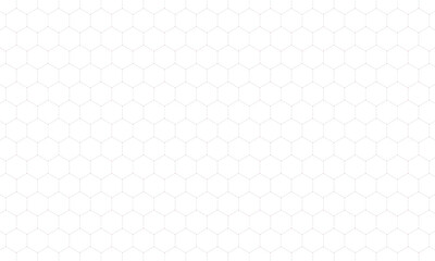 ピンクのドットから空間が空いた六角形のパターン背景