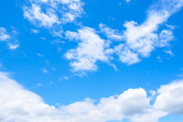 雨上がりの澄んだ青空と白い雲02
