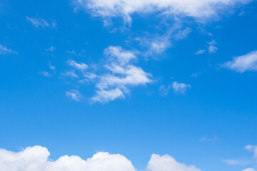 雨上がりの澄んだ青空と白い雲07