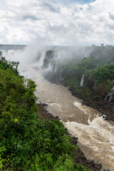 National Park of Iguazu Falls, Foz do Iguazu, Brazil. View from the Brazilian side.