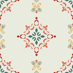 Motifs African boho paisley Floral Ikat pattern embroidery border. Ethnic ikat floral Ethnic Indian Pattern Ikat pattern Ethnic Pattern.Border indian floral Aztec embroidery border seamless patterns.