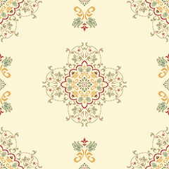 Motifs African boho paisley Floral Ikat pattern embroidery border. Ethnic ikat floral Ethnic Indian Pattern Ikat pattern Ethnic Pattern.Border indian floral Aztec embroidery border seamless patterns.