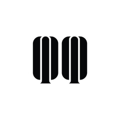 QQ monogram logo design letter text name symbol monochrome logotype alphabet character simple logo