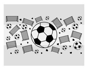 16oz Soccer Libbey glass wrap Soccer Can glass svg, Soccer Can, Sport lover Glass Cup, Soccer Lover Wrap, Sport can,Full wrap Can Glass,