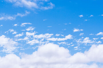 雨上がりの澄んだ青空と白い雲56