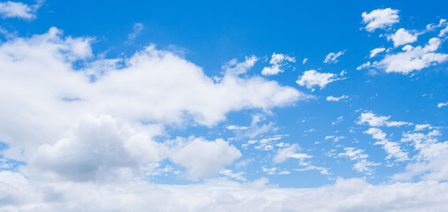 雨上がりの澄んだ青空と白い雲53