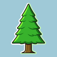 green christmas tree