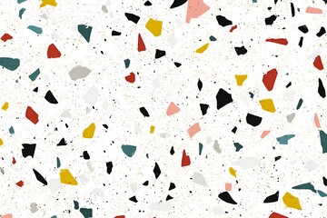 Minimalist Terrazzo Background in Light Neutral Tones
