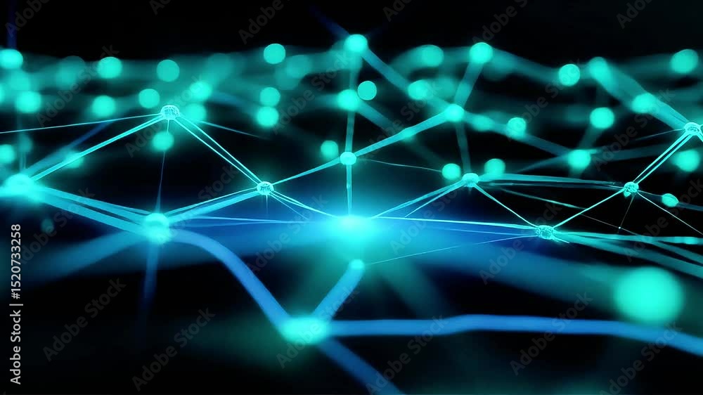 Poster Abstract Network: Glowing Nodes and Dynamic Connections