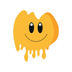 Obraz premium Melting Emoticon