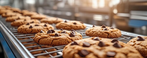 Cookies on Conveyor Belt