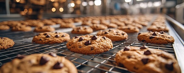 Chocolate Chip Cookies Baking Process