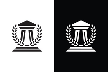 Legacy  icon vector on White Background ,Vector Art Illustration on white background.