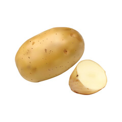 potato illustration on white background vol 01