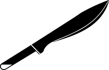 Scalpel Silhouette Vector Illustration 