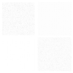 Grunge inspired texture vector effect with seamless pattern of ink spots, dust, and scratch textures. Aesthetic abstract grunge textured vector effect on white background for graphic elements