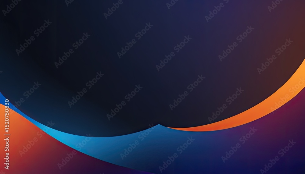Poster abstract background vector with layer shape wave ornament concept 1