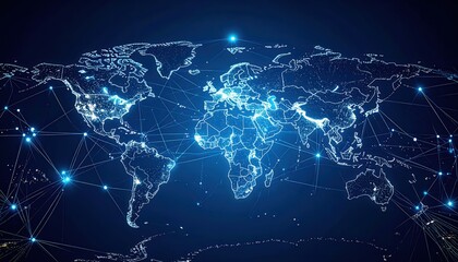 Global Network Connectivity: A Digital World Map