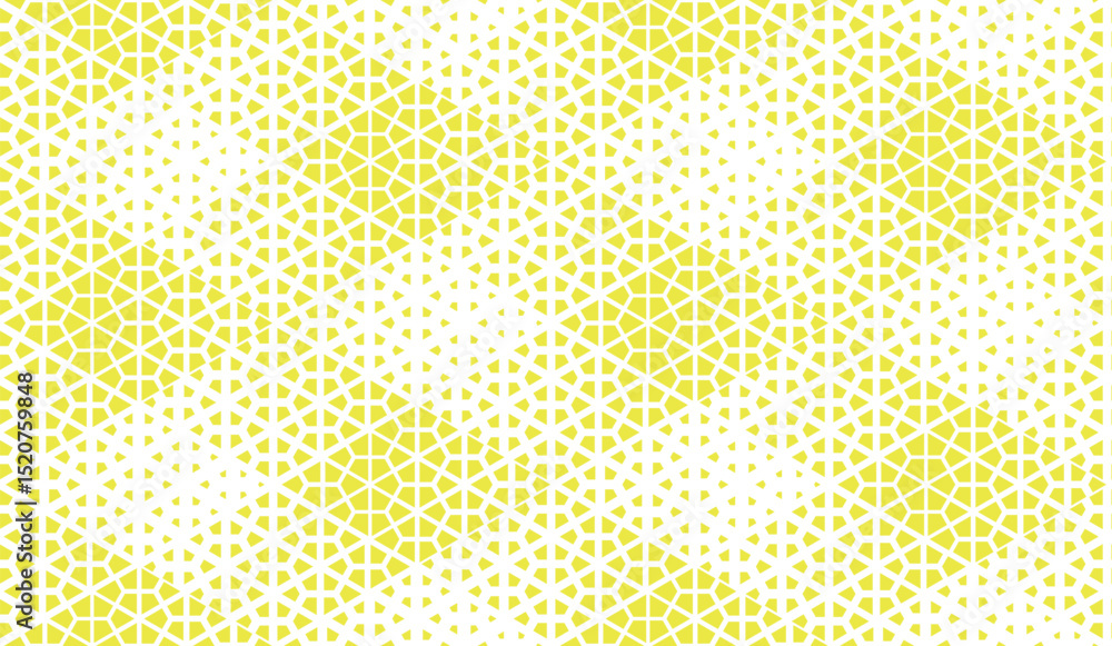 Fototapete abstract geometric pattern. a seamless vector background. white and yellow ornament. graphic modern 