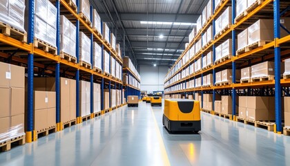 Automated Warehouse: Autonomous Mobile Robots in Action