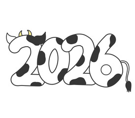 2026/牛年賀素材