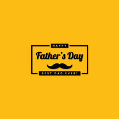 Happy Father's Day,vector logo
