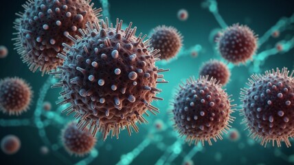 Fototapeta premium 3d rendered illustration of bacteria