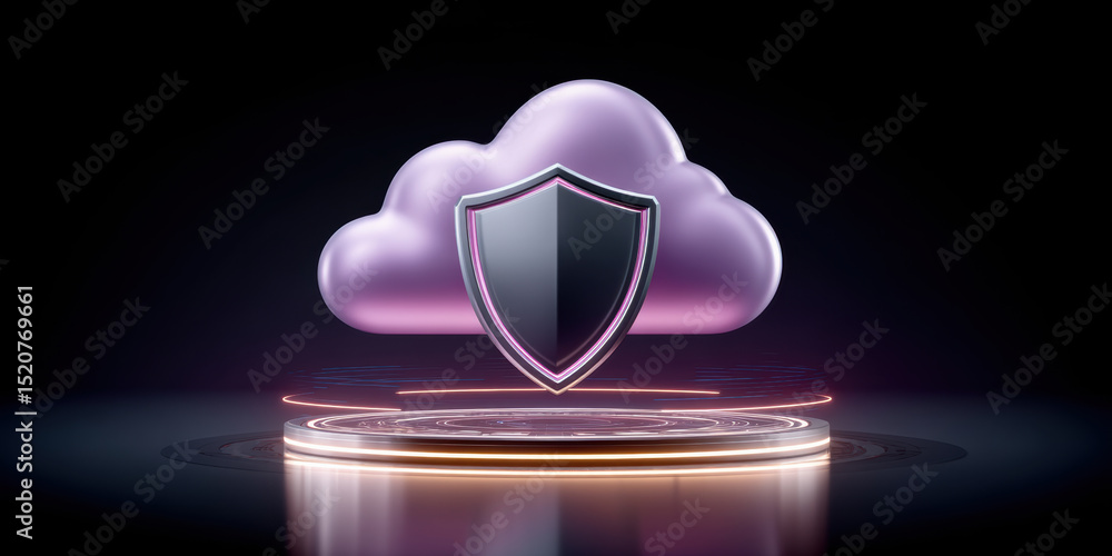 Poster cloud integration with ai and api technology ensures secure data protection and seamless connectivit