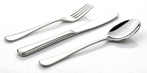 Elegant Stainless Steel Cutlery Set Fork, Knife, Spoon