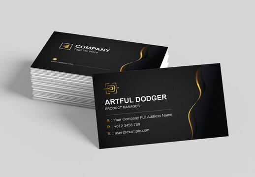 Company Business Card Design
