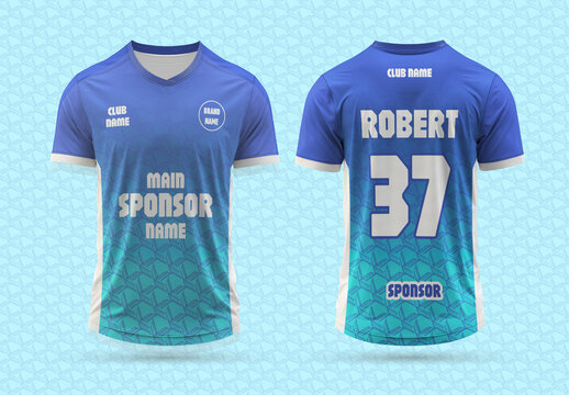 Editable Sport Jersey Design Template