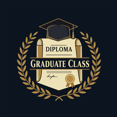 Class of 2026 - Typography. black text isolated white background. Vector illustration of a graduating class of 2026. graphics elements for t-shirts, and the idea for the sign