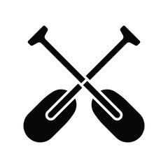 paddle icon vector design template simple and clean