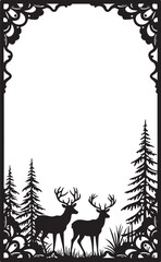 Hunter and Deer Silhouette Bundle