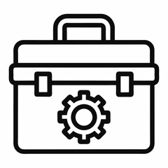 vector briefcase icon