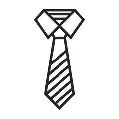 tie isolated on white