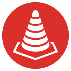 traffic cone icon