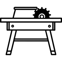 vector illustration of a wooden chair