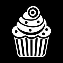 cupcake vector illustration