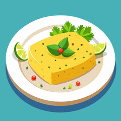 slice of bread with cheese and tomato