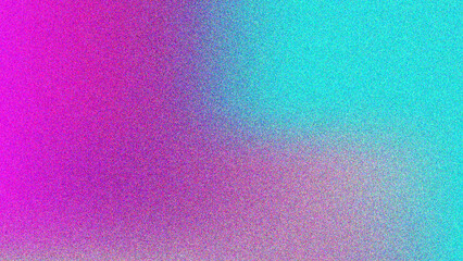 Abstract gradient texture displaying a smooth transition of vibrant pink and turquoise colors