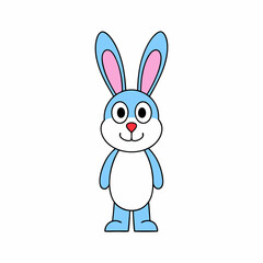 vector illustration of a rabbit